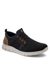 Rieker Sneakersy B7796-00 Czarny. Kolor: czarny. Materiał: materiał #8