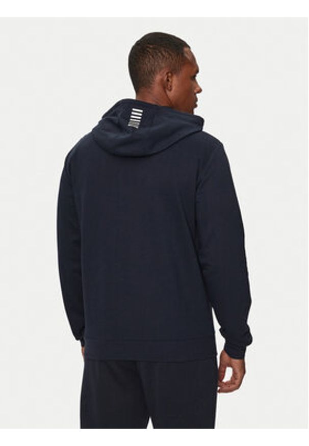 EA7 Emporio Armani Bluza 8NPM32 PJVRZ 0562 Granatowy Regular Fit. Kolor: niebieski. Materiał: bawełna