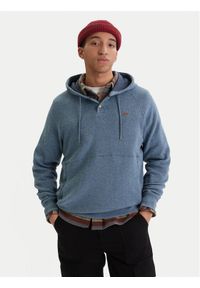 RVCA Bluza Port AVYFT00382 Niebieski Regular Fit. Kolor: niebieski. Materiał: bawełna #1