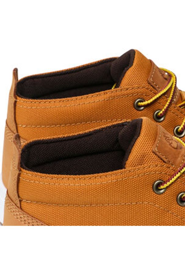 Timberland Sneakersy Davis Square TB0A1OI32311 Brązowy. Kolor: brązowy. Materiał: nubuk, skóra