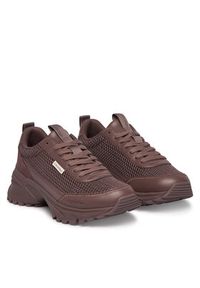 Calvin Klein Sneakersy Hike Runner Lup Lin Mesh HW0HW03000 Brązowy. Kolor: brązowy. Materiał: materiał #6