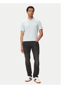 Karl Lagerfeld - KARL LAGERFELD Polo 745780 563235 Niebieski jasny Regular Fit. Typ kołnierza: polo. Kolor: niebieski. Materiał: bawełna #5