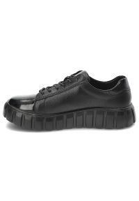 Czarne Sneakersy Filippo Modne Buty Damskie. Okazja: na co dzień. Kolor: czarny. Materiał: materiał #3