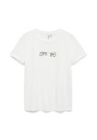 Vero Moda T-Shirt Ikami 10340181 Biały Regular Fit. Kolor: biały. Materiał: bawełna #6