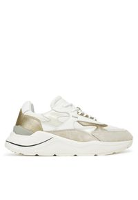 D.A.T.E. Sneakersy Fuga W421-FG-LM Beżowy. Kolor: beżowy. Materiał: zamsz, skóra