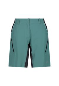 Szorty damskie rowerowe CMP 34C6916. Kolor: zielony. Długość: krótkie #1