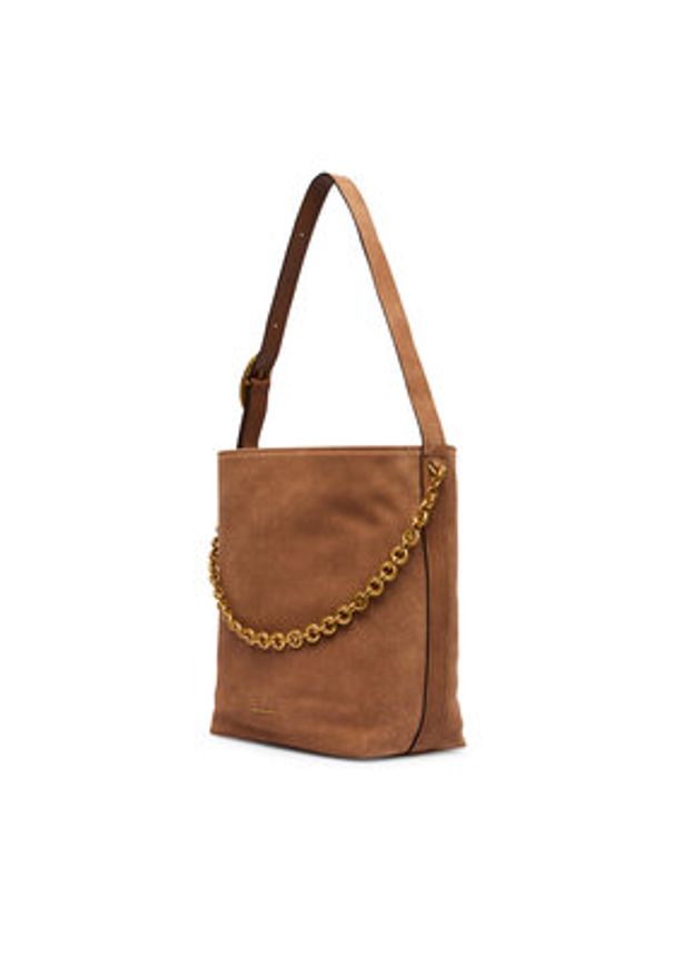 MICHAEL Michael Kors Torebka 30T6AUEM8S Brązowy. Kolor: brązowy. Materiał: skórzane, zamszowe
