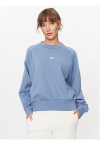 New Balance Bluza Athletics Remastered French Terry Crewneck WT31500 Beżowy Regular Fit. Kolor: beżowy. Materiał: bawełna #1