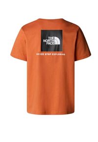 The North Face Koszulka S/S Redbox Nf0A87Np6D2. Kolor: pomarańczowy