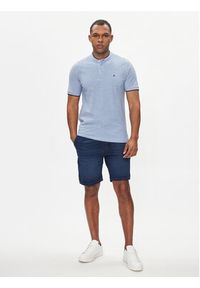 Jack & Jones - Jack&Jones Polo Paulos 12199711 Niebieski Slim Fit. Typ kołnierza: polo. Kolor: niebieski. Materiał: bawełna #4