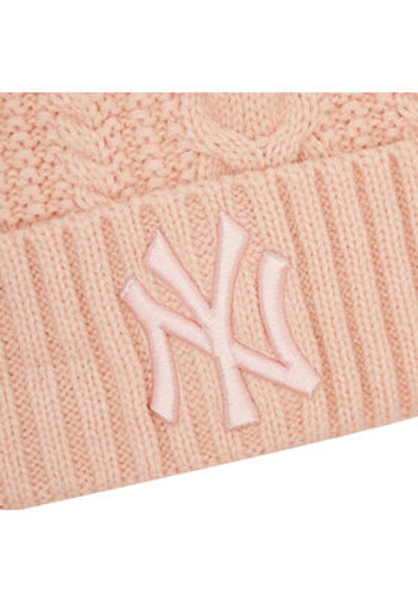New Era Czapka New York Yankees Double Pom 60284835 Różowy. Kolor: różowy. Materiał: materiał, akryl