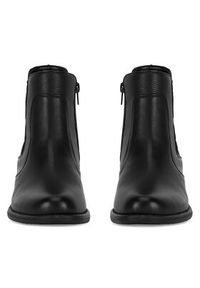 Remonte Botki D0F70-01 Czarny. Kolor: czarny. Materiał: skóra #4