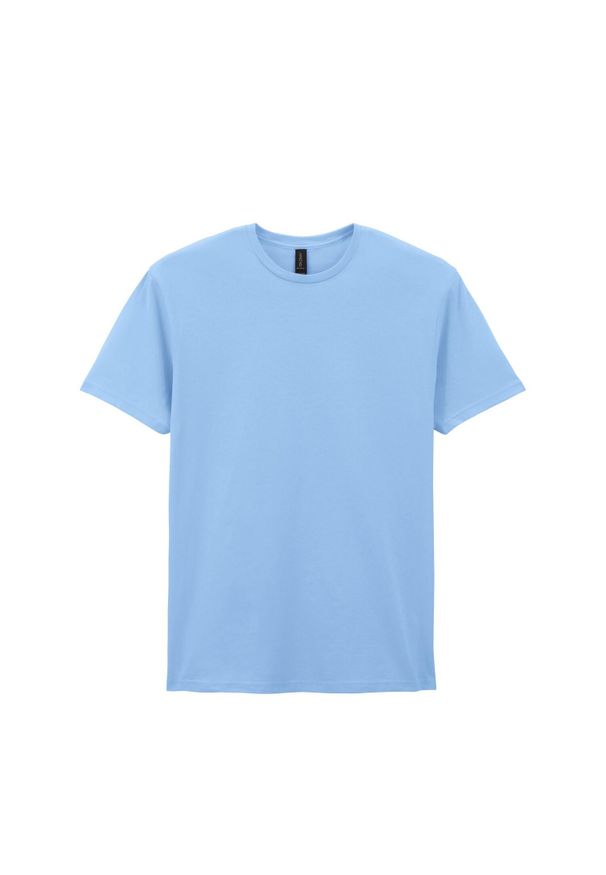 GILDAN - Bawełniana Koszulka Unisex Dla Dorosłych W Miękkim Stylu. Kolor: niebieski. Materiał: bawełna. Sport: turystyka piesza