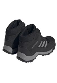 Adidas - Buty adidas Terrex Hyperhiker Mid K Jr ID4857 czarne. Kolor: czarny. Materiał: guma. Sezon: zima. Model: Adidas Terrex #7