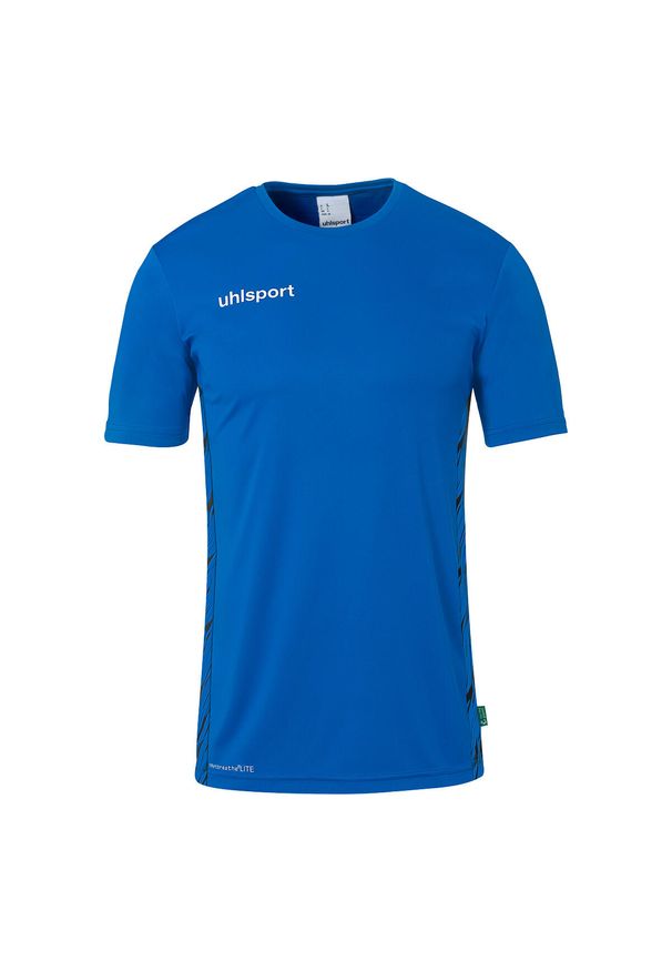 UHLSPORT - Koszulka dla dzieci Uhlsport Progressive 28 Poly. Kolor: niebieski, czarny, biały, wielokolorowy. Wzór: nadruk. Sport: piłka nożna