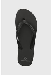 Rip Curl japonki męskie kolor czarny. Kolor: czarny. Materiał: materiał. Wzór: gładki #2