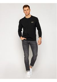 EA7 Emporio Armani Longsleeve 8NPT55 PJM5Z 0208 Czarny Regular Fit. Kolor: czarny. Materiał: bawełna. Długość rękawa: długi rękaw #4