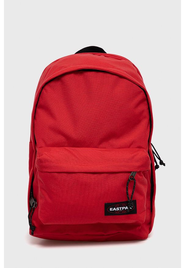 Eastpak Plecak kolor czerwony duży gładki. Kolor: czerwony. Wzór: gładki