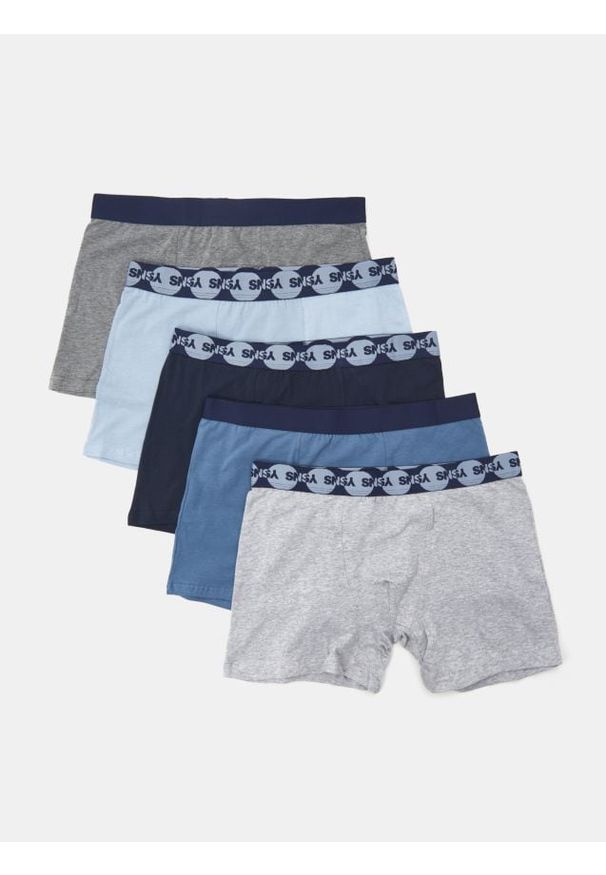 Sinsay - Bokserki Classic 5 pack - wielobarwny. Materiał: bawełna, włókno