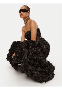 ROTATE Top Emili 112949100 Czarny Slim Fit. Kolor: czarny. Materiał: syntetyk #3