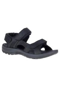 Buty do chodzenia męskie Merrell Sandspur 2 Convert. Zapięcie: rzepy. Kolor: czarny. Materiał: guma, tkanina, skóra. Sport: turystyka piesza