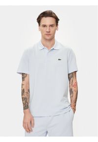 Lacoste Polo DH0783 Niebieski Regular Fit. Typ kołnierza: polo. Kolor: niebieski. Materiał: bawełna