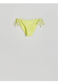 Reserved - Dół od bikini - jaskrawożółty. Kolor: żółty. Materiał: materiał. Wzór: gładki