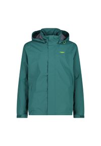 Kurtka męska turystyczna CMP 39X7367. Kolor: turkusowy, niebieski, wielokolorowy. Sport: turystyka piesza #1