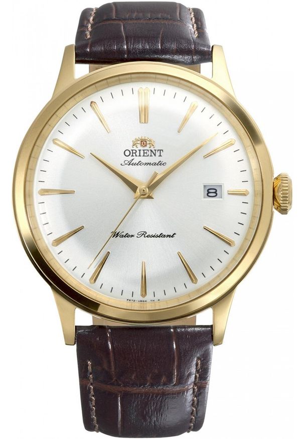 orient - Zegarek Orient Zegarek męski Orient RA-AC0028S30B brązowy. Kolor: brązowy