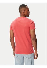 Tommy Jeans T-Shirt DM0DM04411 Czerwony Slim Fit. Kolor: czerwony. Materiał: bawełna #4