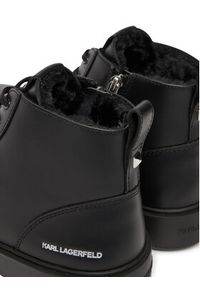 Karl Lagerfeld - KARL LAGERFELD Sneakersy Flint II KL53354L Czarny. Kolor: czarny. Materiał: skóra #4
