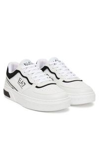 EA7 Emporio Armani Sneakersy 7X000338 AF18614 MZ021 Biały. Kolor: biały. Materiał: skóra #5