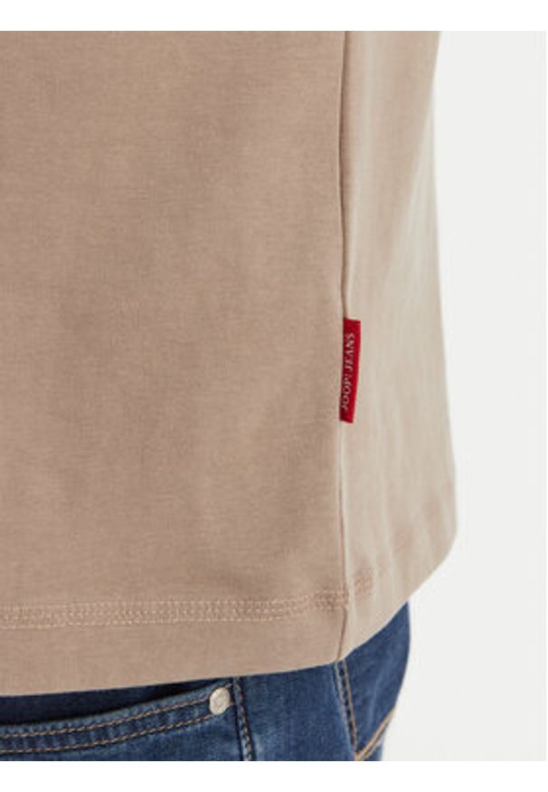 JOOP! Jeans T-Shirt JJJ-Lei 30101979 Beżowy Regular Fit. Kolor: beżowy. Materiał: bawełna