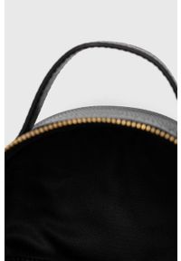 Love Moschino plecak damski kolor czarny mały gładki. Kolor: czarny. Wzór: gładki #2