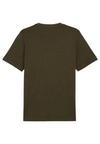 Puma - T-shirt Męski ESS+. Kolor: zielony. Sport: turystyka piesza
