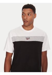 Reebok T-Shirt RK25156CCM Biały Regular Fit. Kolor: biały. Materiał: bawełna #5