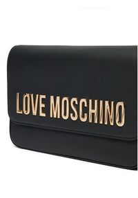 Love Moschino - LOVE MOSCHINO Torebka JC4023PP1MKD0000 Czarny. Kolor: czarny. Materiał: skórzane