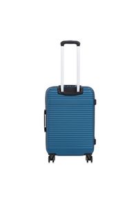 Ochnik - Komplet walizek na kółkach 19'/24'/28'. Kolor: niebieski. Materiał: materiał, poliester, guma, kauczuk #12