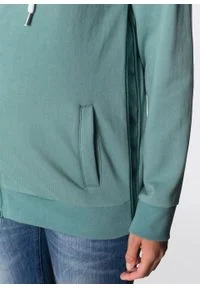 Bluza rozpinana ciążowa z wstawką na nosidełko niemowlęce bonprix niebieski mineralny. Kolekcja: moda ciążowa. Kolor: niebieski #4