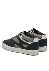 DC Shoes Sneakersy Kalis Vulc Mid Wnt ADYS300744-ARO Brązowy. Kolor: brązowy. Materiał: zamsz, skóra