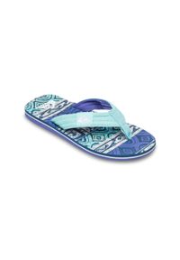 Japonki plażowe męskie Quiksilver MOLOKAI LAYBACK. Okazja: na plażę. Kolor: fioletowy. Sezon: lato