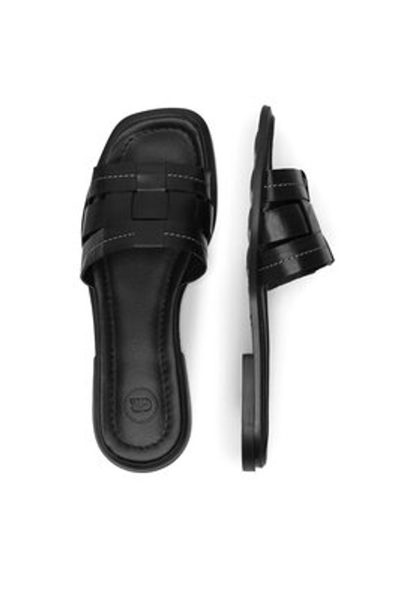 Gino Rossi Klapki POLA-25392 Czarny. Kolor: czarny. Materiał: skóra