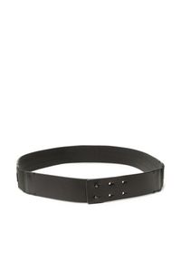 Calvin Klein Pasek na talię Re-Lock 4Cm Belt K60K610500 Czarny. Kolor: czarny. Materiał: skóra
