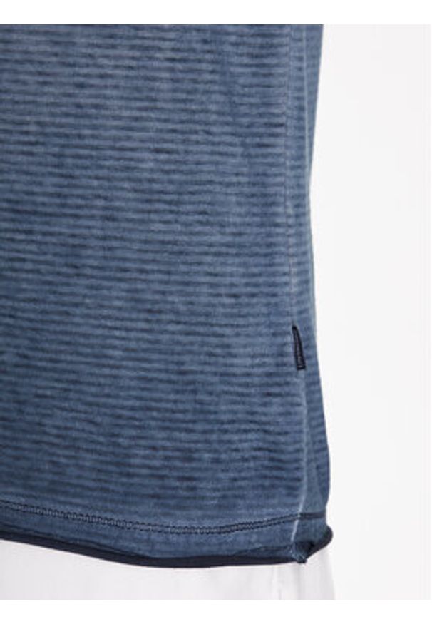 Lindbergh T-Shirt 30-420053 Niebieski Regular Fit. Kolor: niebieski. Materiał: bawełna