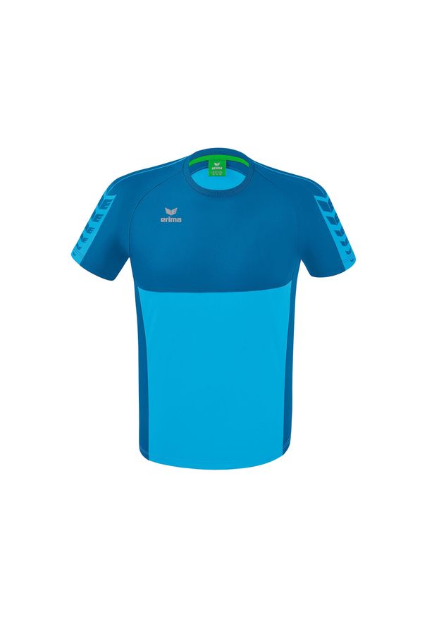 ERIMA - Koszulka dziecięca Erima Six Wings. Kolor: wielokolorowy, niebieski, zielony. Materiał: prążkowany. Sport: piłka nożna