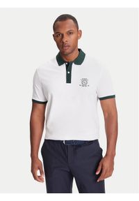 Guess Polo M5YP03 KCJV1 Biały Regular Fit. Typ kołnierza: polo. Kolor: biały. Materiał: bawełna