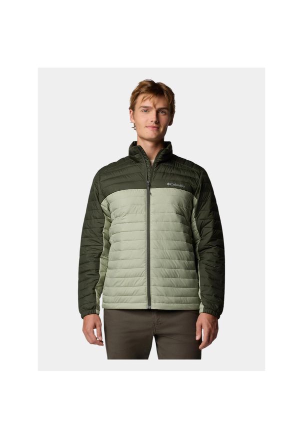 columbia - Pikowana kurtka przejściowa męska Columbia Silver Falls II. Kolor: zielony. Materiał: puch