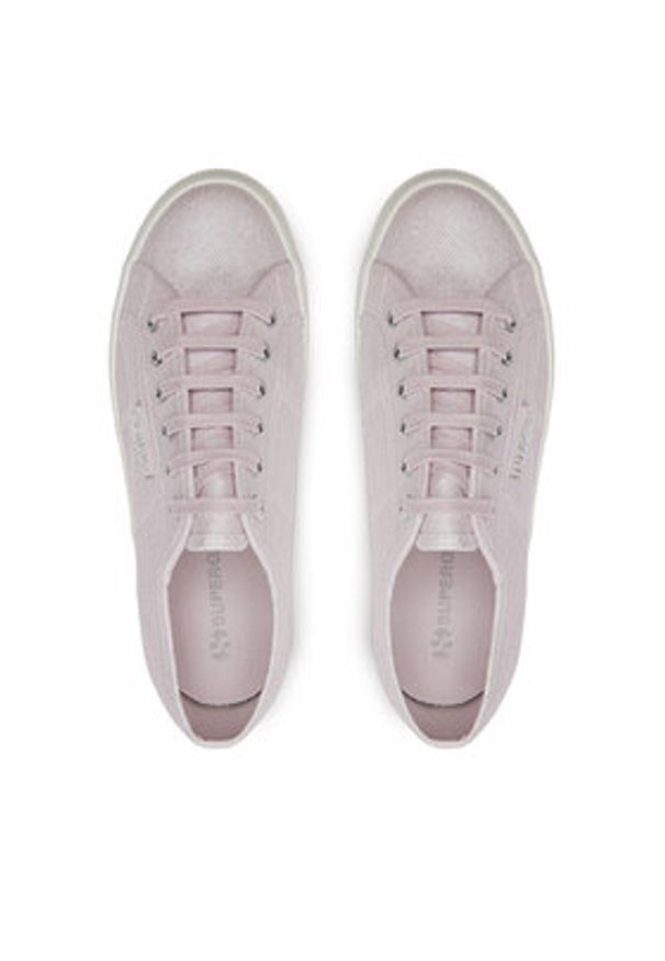Superga Tenisówki Platform Pearl Matte Canv 2740 S21362W Fioletowy. Kolor: fioletowy. Materiał: materiał. Obcas: na platformie