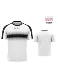 T-shirt Givova Radio Sport Czarny i Biały XL - Komfort i Trwałość. Kolor: niebieski, czarny, żółty, wielokolorowy. Sport: fitness, kolarstwo, joga i pilates