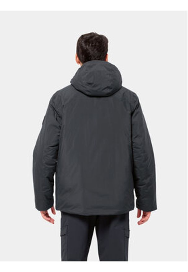 Jack Wolfskin Kurtka zimowa Textor Utility Jkt 1116101 Czarny Regular Fit. Kolor: czarny. Materiał: syntetyk. Sezon: zima